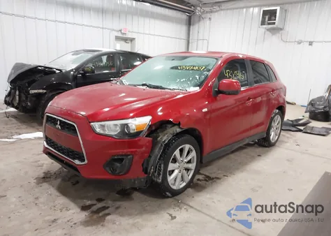 2014 Mitsubishi Outlander Sport Es z USA, uszkodzony, nr VIN 4A4AP3AU8EE028750